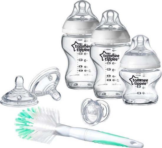 Tommee Tippee Closer to Nature Glazen Flessen starterpakket - 0m+