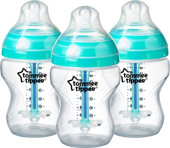Tommee Tippee Anti-Koliek Babyflessen - 260 ml - 3 Stuks