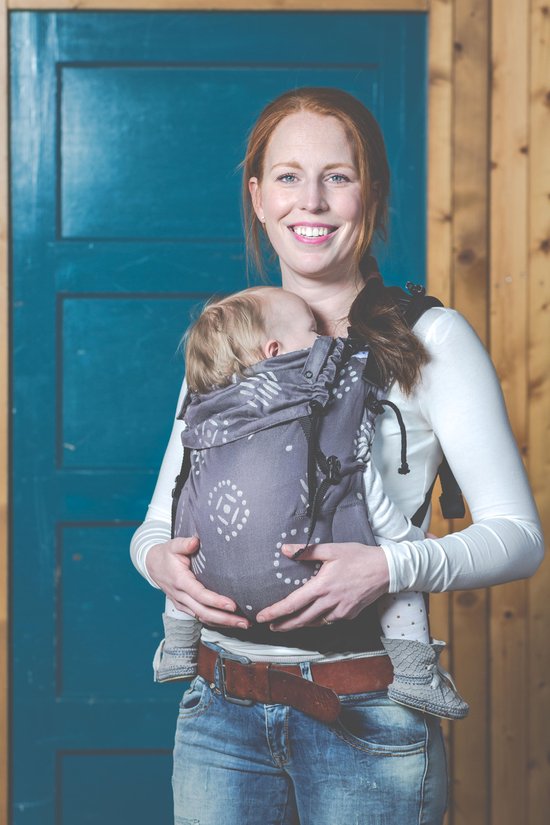 Baby Draagzak Grijs - maat 50 tot maat 86 - Pure Baby Love