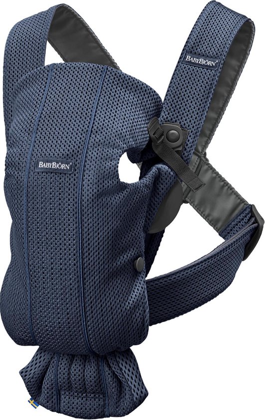 BABYBJÖRN Draagzak Mini - 3D Mesh - Donkerblauw