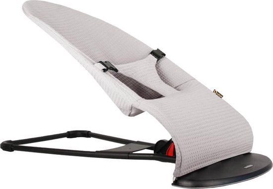 Ukje Hoes voor BabyBjörn Wipstoel Universeel -Wafelstof - Lichtgrijs