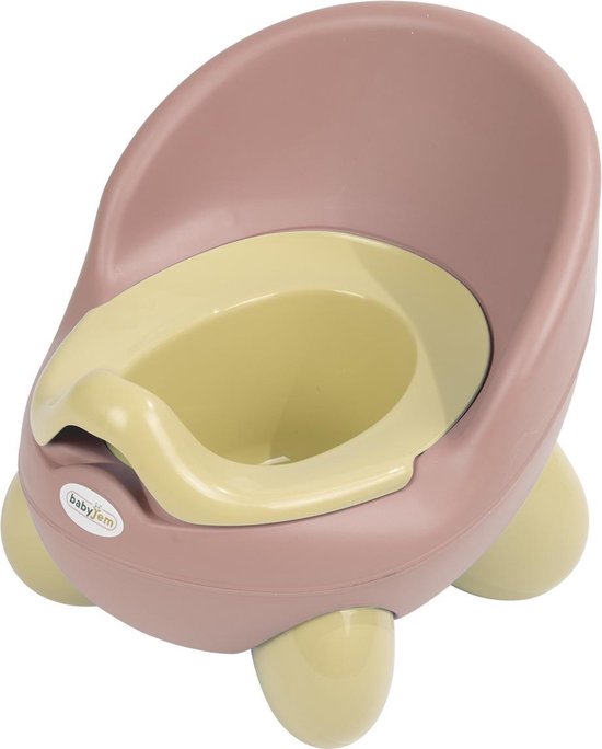 Babyjem Tonton Potty Plaspotje - 26cm - Roze / Geel