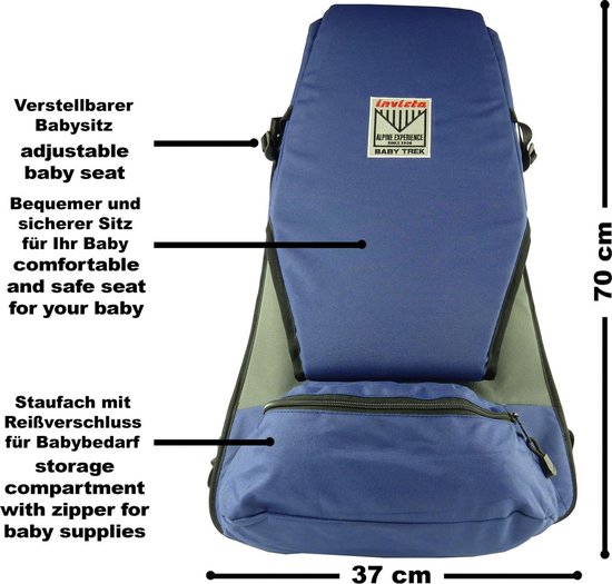 Invicta Baby Trek kind Rugzak blauw -