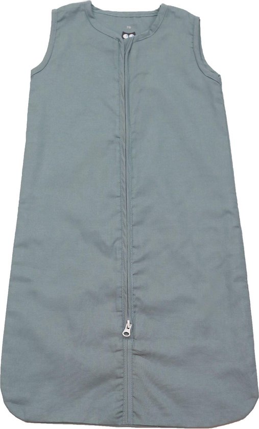 Briljant Baby Zomerslaapzak - 90 cm - uni stonegreen