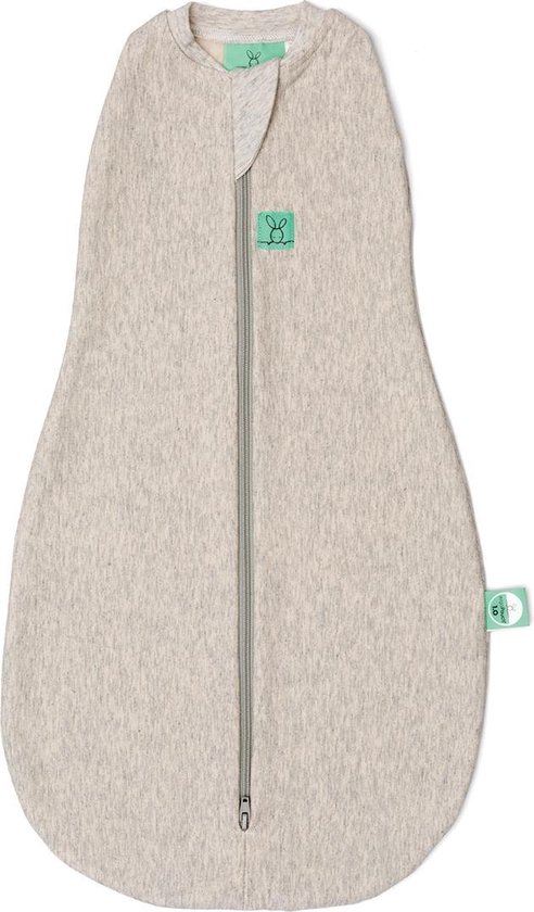 Ergopouch Ergococoon Baby (Inbaker) Slaapzakje Grey Marle - 1.0  TOG 0-3 maanden