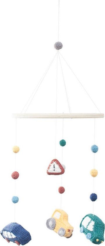 Gehaakte babymobiel - little driver