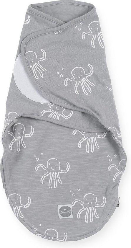 Wrapper 0-3 maanden Octopus grey