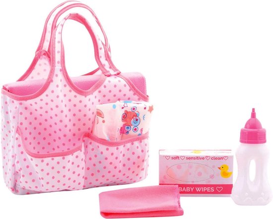 Baby Rose Luiertas met accessoires