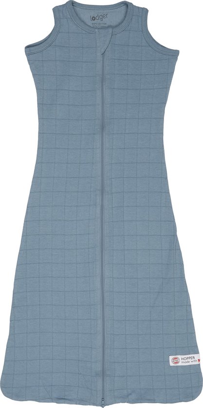 Lodger Babyslaapzak Hopper Solid - Blauw - Mouwloos - 68/80
