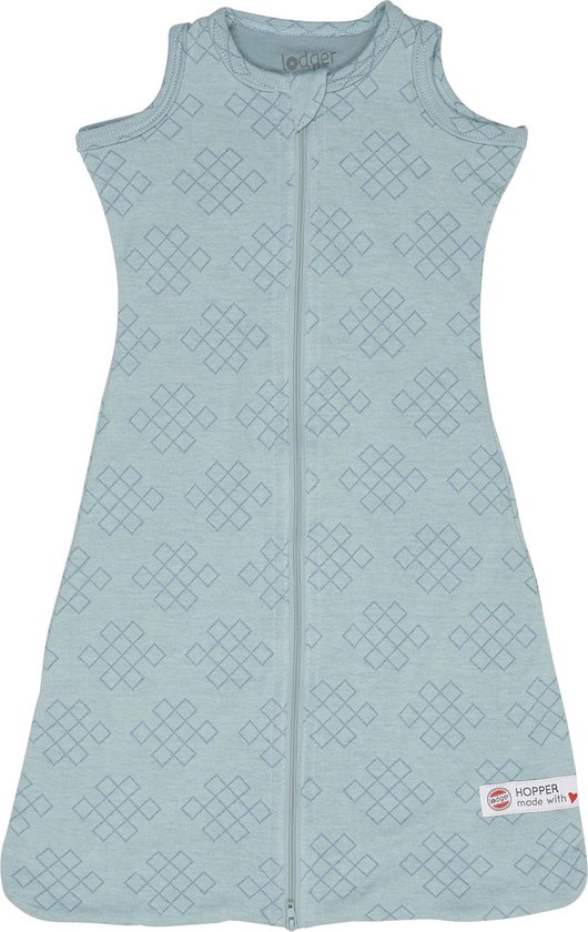 Lodger Baby slaapzak - Hopper Empire - Blauw - Mouwloos - 50/62