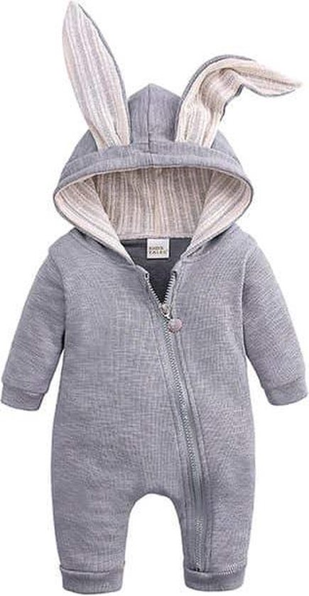 Konijn onesie romper baby-Geen-4-6 Maanden