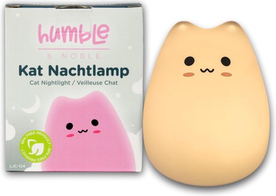 Babykamer LED nachtlampje voor kinderen - Kinderkamer kattenlamp met batterijen