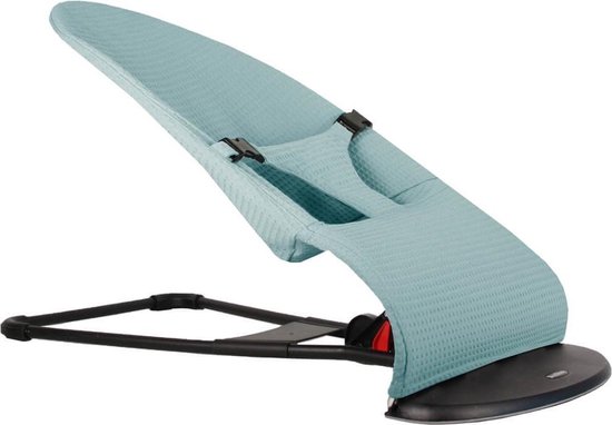 Ukje Hoes voor BabyBjörn Wipstoel Universeel -Wafelstof - Jade