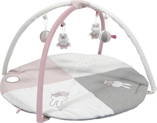 Nijntje Speelkleed met Boog Pink Baby Rib