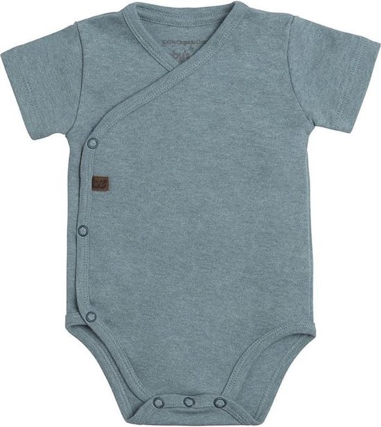 Baby's Only Rompertje Melange - Stonegreen - 50 - 100% ecologisch katoen - GOTS