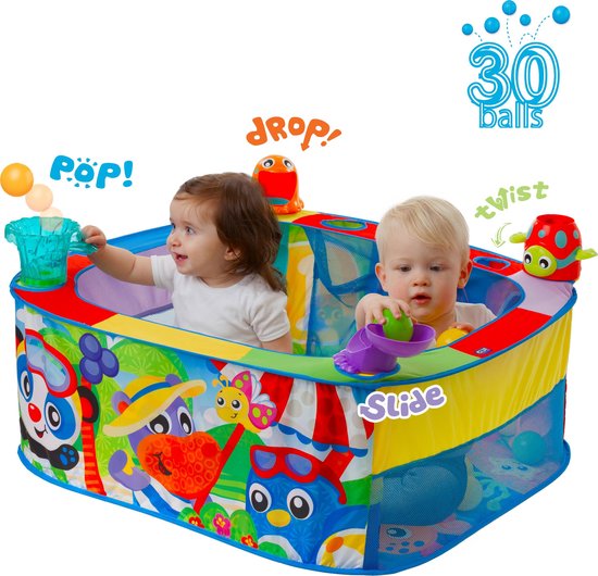 Playgro Activiteiten Ballenbak Pop & Drop Activity Gym
