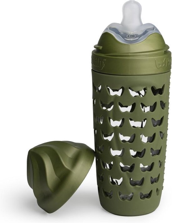Herobility HeroEcoBottle Fles 320ml Forest Groen