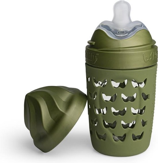 Herobility HeroEcoBottle Fles 220ml Forest Groen