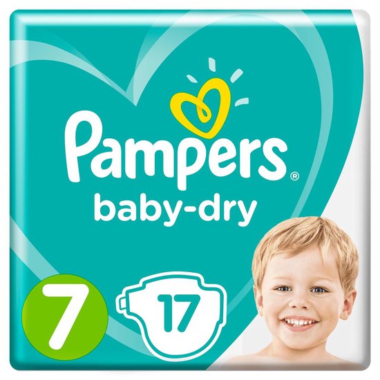 Pampers Baby Dry Maat 7 - 17 Luiers