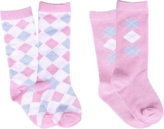 QHP Babysok check roze