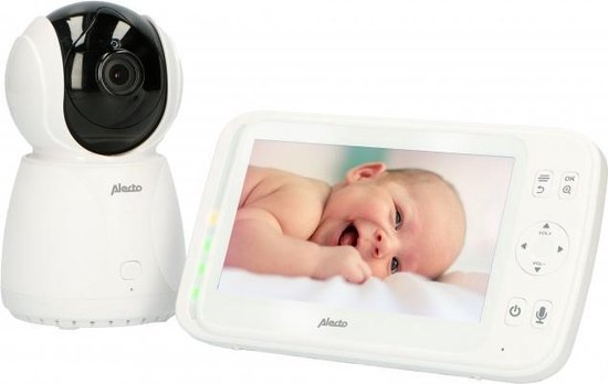 Alecto DVM-275 - Babyfoon met camera - Kleurenscherm - Wit