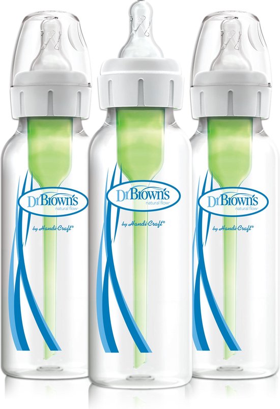 Dr. Brown's Options+ Anti-colic Standaardfles - 250 ml - 3 Stuks