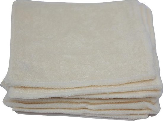 Wasbare Doekjes Baby, Handjes, Gezicht & Billen (12,5cm x 12,5cm) Bamboe 25 stuks+ Gratis Bewaardoos