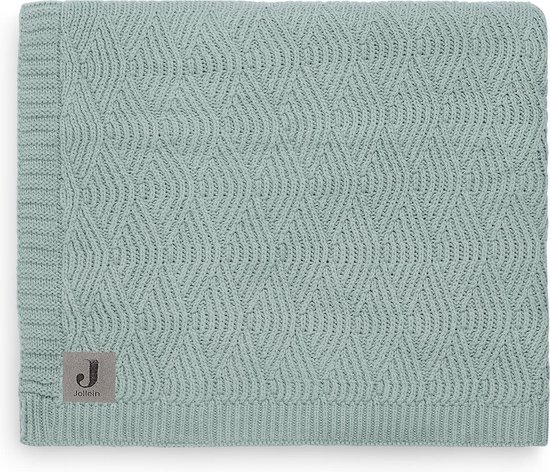 Jollein Deken River knit 75x100 cm - Ash Green