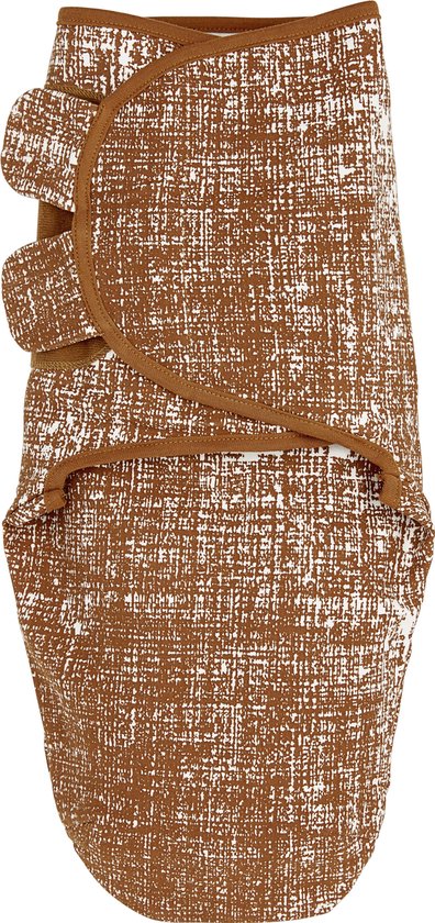 SwaddleMeyco Inbakerdoek - 0-3 maanden - Fine lines camel