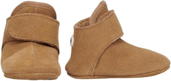 Lodger Babyslofjes Walker Leather - Bruin - 6-12m