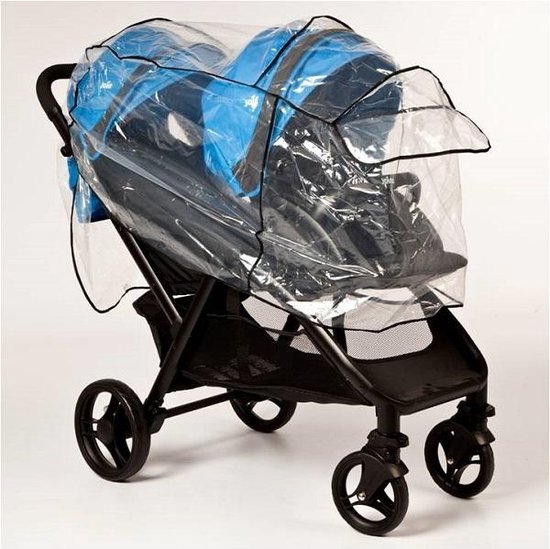 Altabebe - Regenhoes Duowagen Universeel – Tandem kinderwagen – Tweelingwagen - Duobuggy