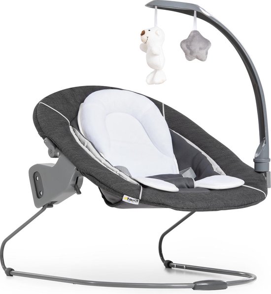 Hauck Alpha Bouncer Deluxe Wipstoel - Melange grey