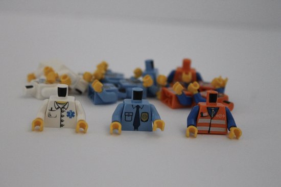 LEGO Minifiguur torso (set van 15 stuks)