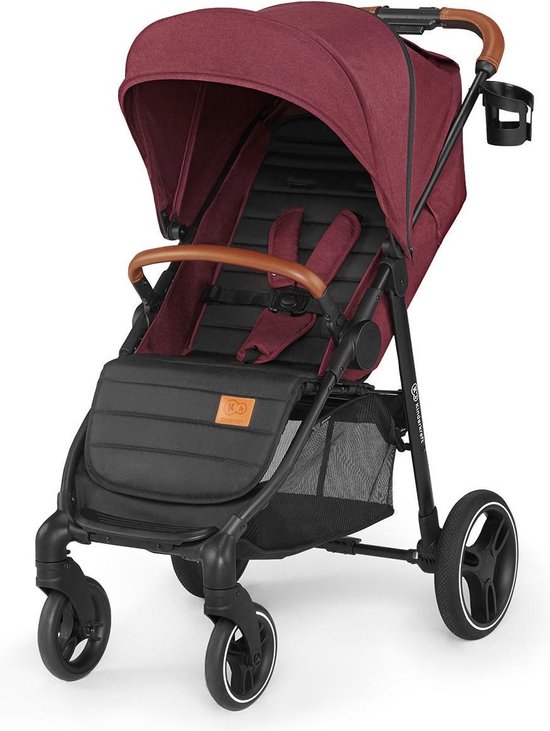 Kinderkraft Grande Kinderwagen - Burgundy (2020)