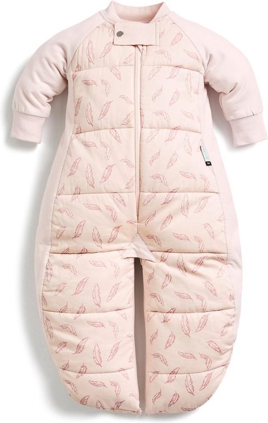 ergoPouch Baby Slaapzak Converteerbaar Naar Slaapzak Met Benen - TOG 2.5 (ROOS, 2-4y) - Met Mouwen