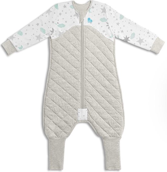 Love to Dream Stage 3 Sleepsuit Warm 24 tot 36 maanden White/wit Grey/grijs