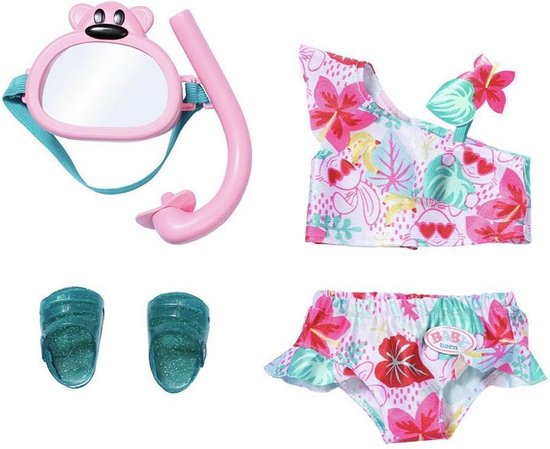 BABY born Holiday Deluxe Bikiniset - Poppenkleding 43cm