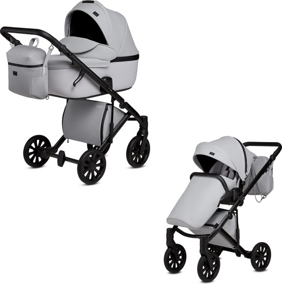 ANEX e / type Cross kinderwagen 2 in 1 marble (frame+reiswieg+wandelwagen inzet