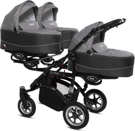 BABY ACTIVE TRIPPY KINDERWAGEN 2in1 (levertijd 2 á 3 weken) 09 Silver