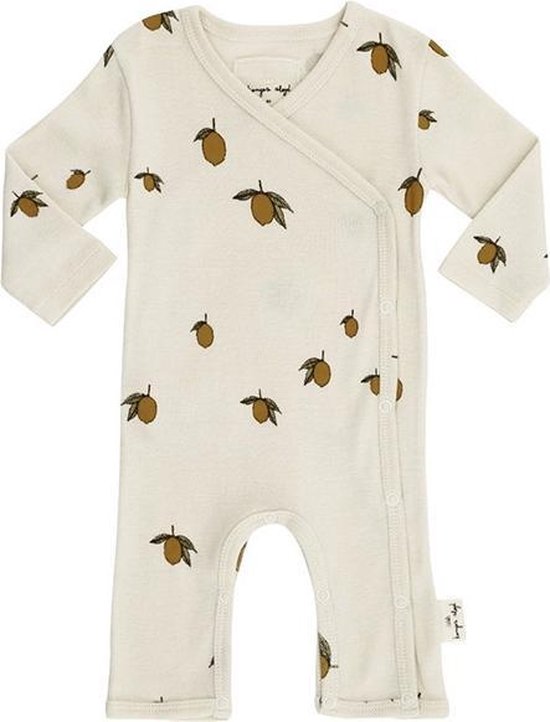 KONGES SLØJD - NEWBORN ONESIE - LEMON - CITROEN