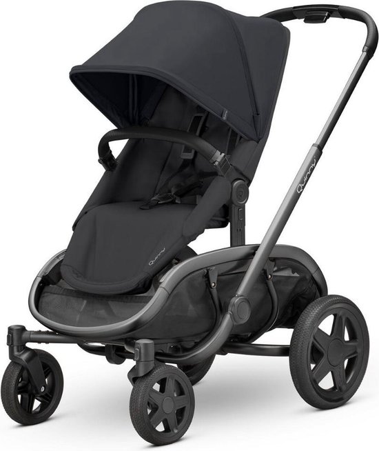 Quinny Hubb Mono Kinderwagen - Black on Black