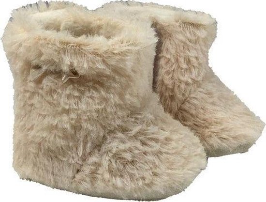 La Petite Couronne Babylaarzen Yeti Klittenband Beige Maat 16/17