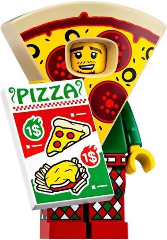 LEGO Minifigures Serie 19 - Pizza Kostuum Jongen 10/16 – 71025