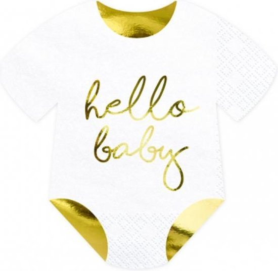 Servetten Rompertje Hello Baby