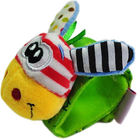 Baby Sokken Rammelaar 4 delige Set – Pols- en Voetrammelaar set – Giraf Armbandjes & sokjes – Zacht en Kleurrijk – Voor de allerkleinste – 0 t/m 24 maanden -  Babyarmband | Babysokken | Babykleding|Pasgeboren baby| Baby gift set