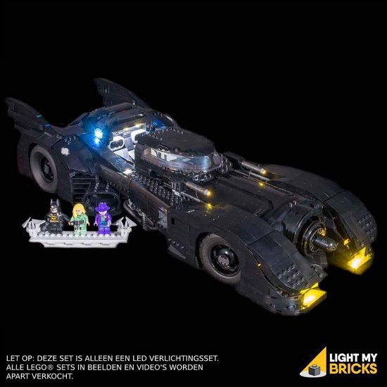 Light My Bricks LEGO 1989 Batmobile 76139 Verlichtings Set