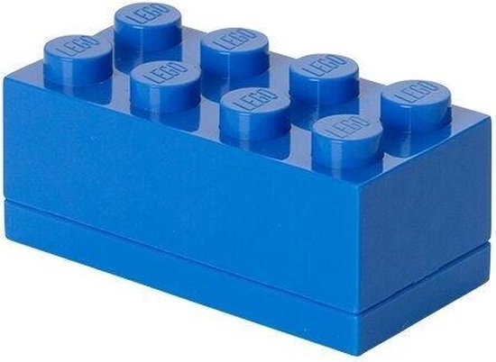 Set van 2 - Opbergbox Mini 8, Blauw - LEGO