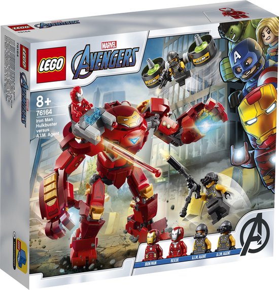 LEGO Marvel Avengers Iron Man Hulkbuster versus A.I.M. Agent - 76164