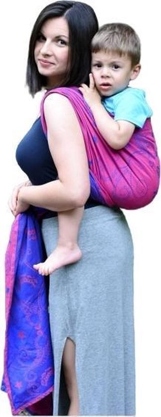 Luna Dream Draagdoek Luna Pink Katoen Roze/paars Maat 8