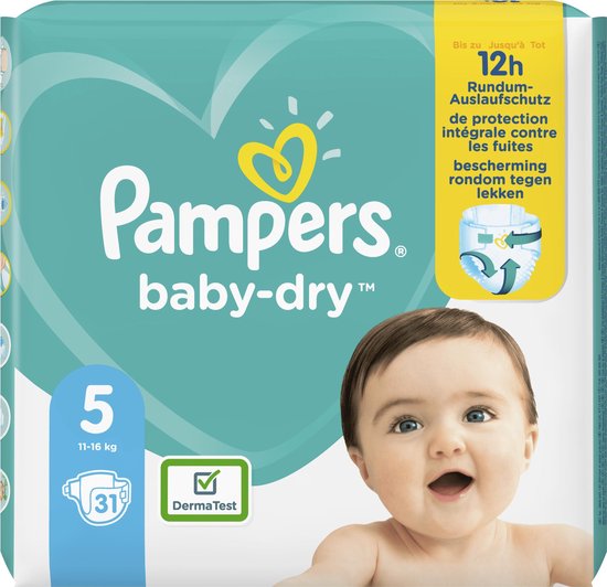 Pampers Baby Dry Maat 5 - 31 Luiers